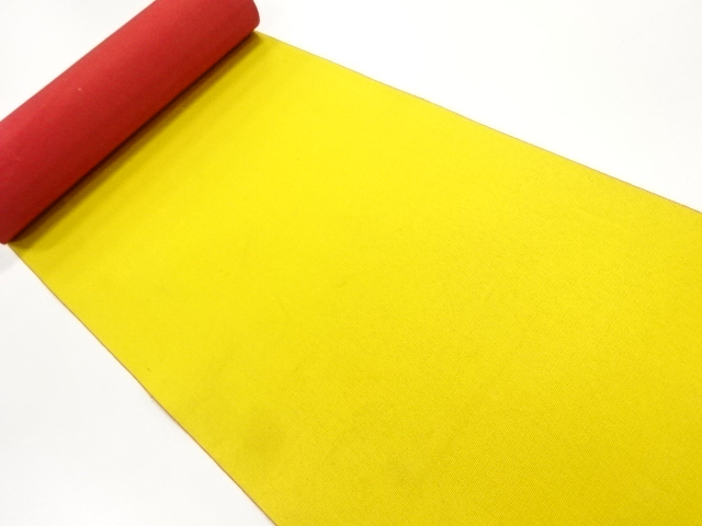 アンティーク　無地リバーシブル帯地反物